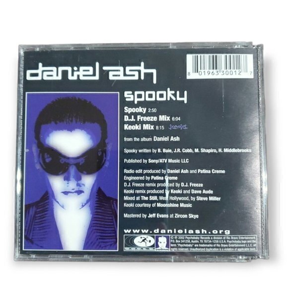 Daniel Ash‎ - Spooky [2002 CD Single] - Picture 2 of 2